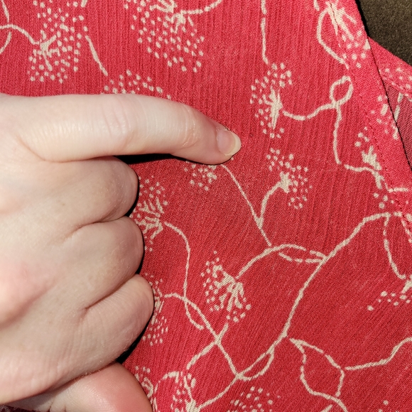 Massimo medium, v-neck peplum, batwing top - Picture 10 of 10